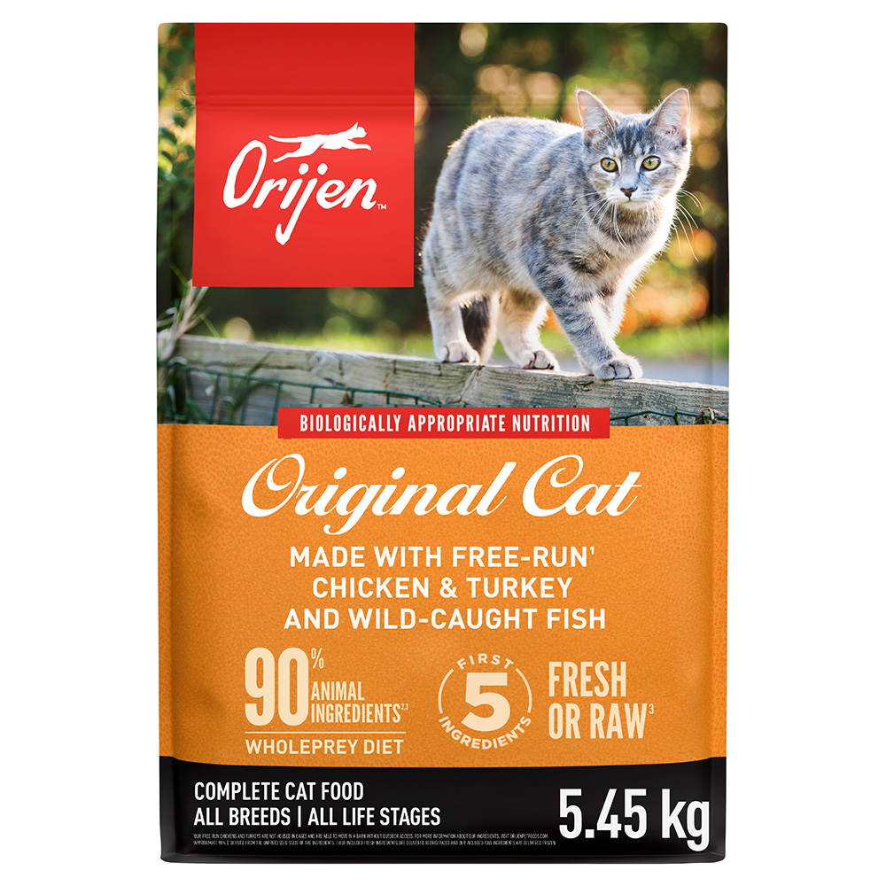Orijen Original Cat All Breeds Chicken & Turkey and Wild-Caught Fish Complete Dry Cat Food