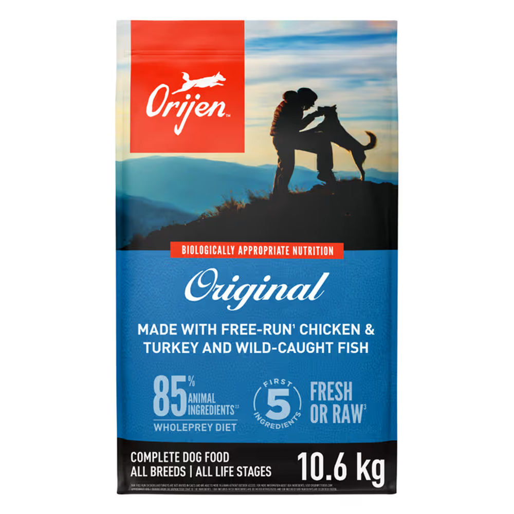 Orijen Original All Breeds Chicken & Turkey and Wild-Caught Fish Complete Dry Dog Food
