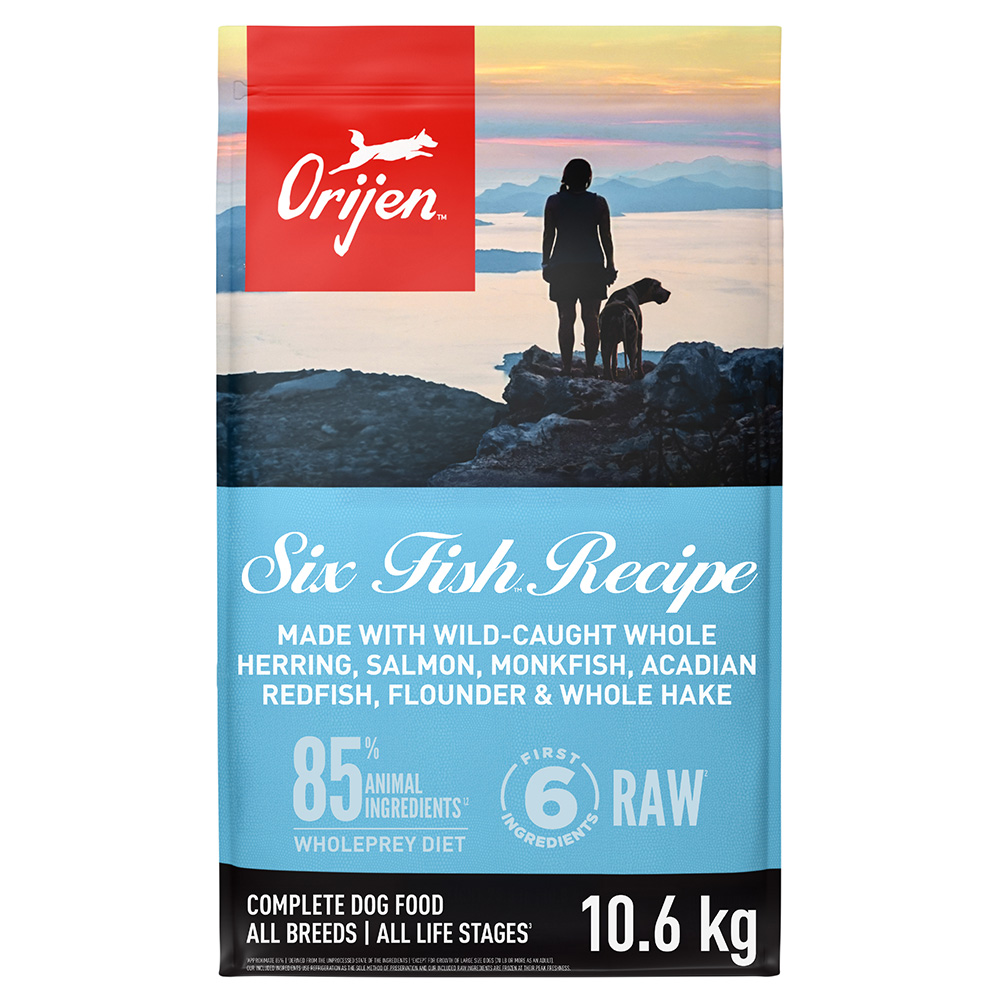 Orijen Six Fish Recipe All Breeds Complete Dry Dog Food