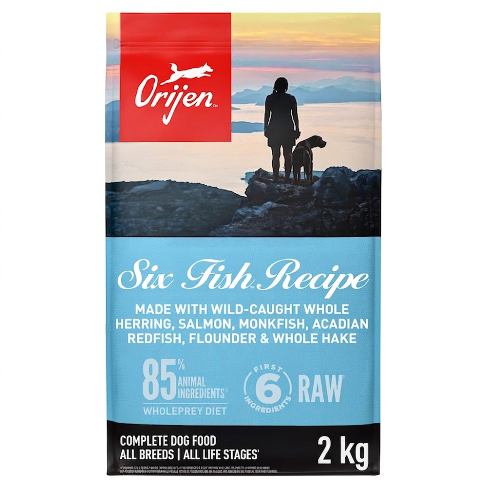 Orijen Six Fish Recipe All Breeds Complete Dry Dog Food