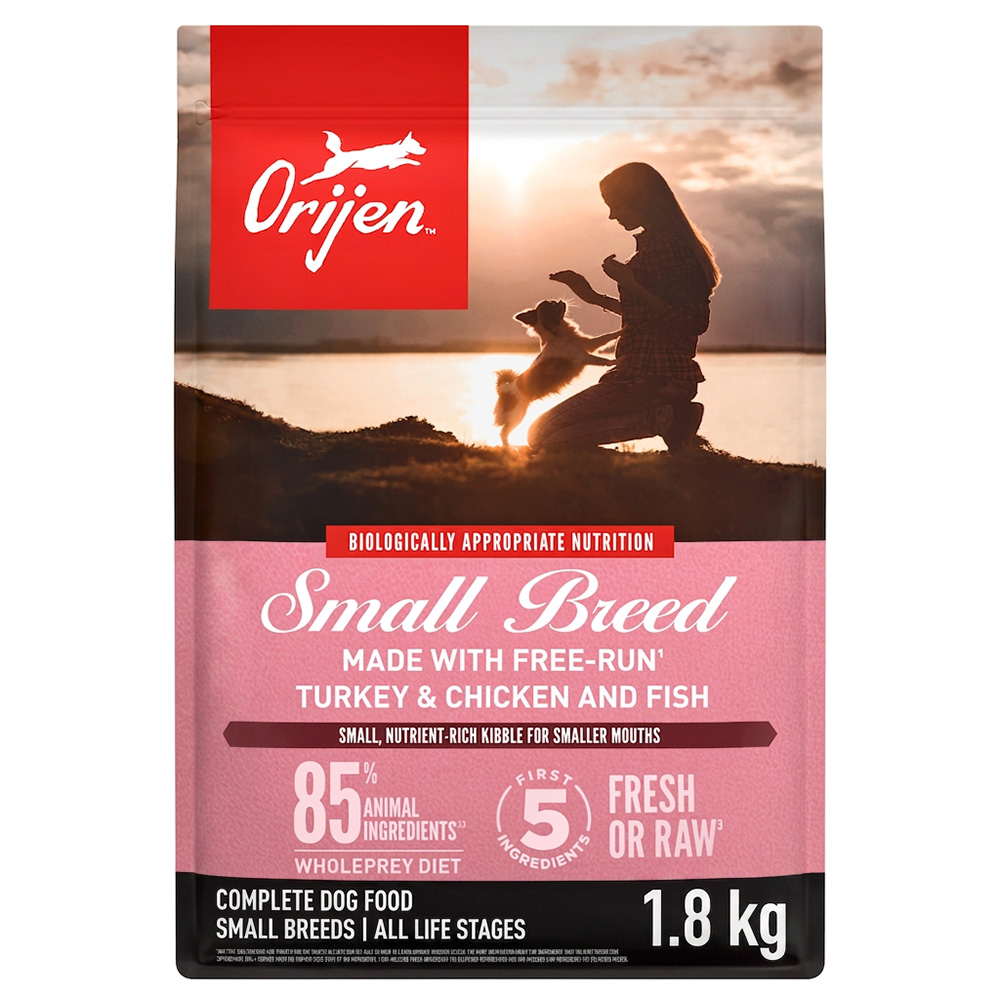 Orijen Small Breed Turkey & Chicken and Fish Complete Dry Dog Food