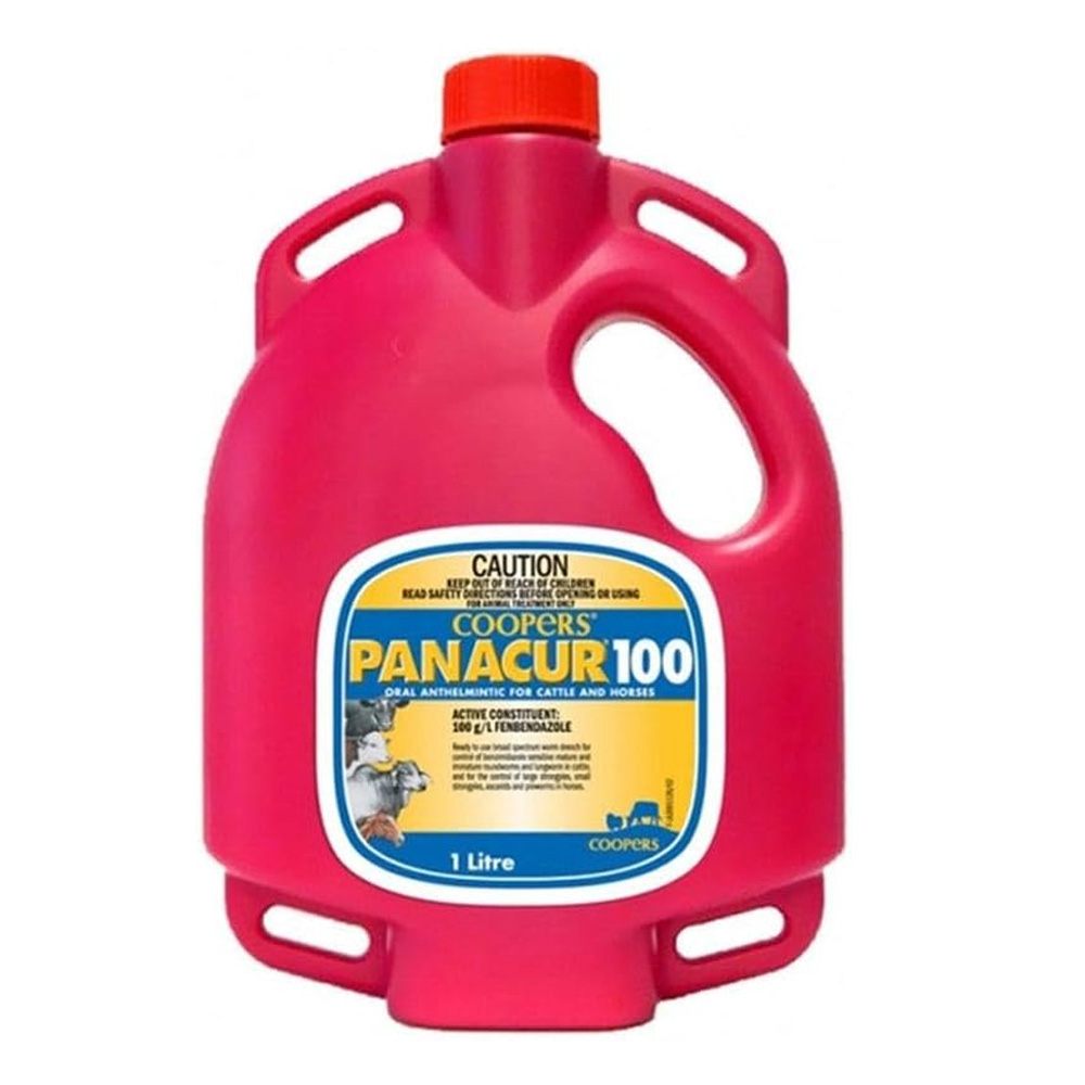 Coopers Panacur 100 Oral Anthelminitic For Cattle & Horses for Horse Supplies