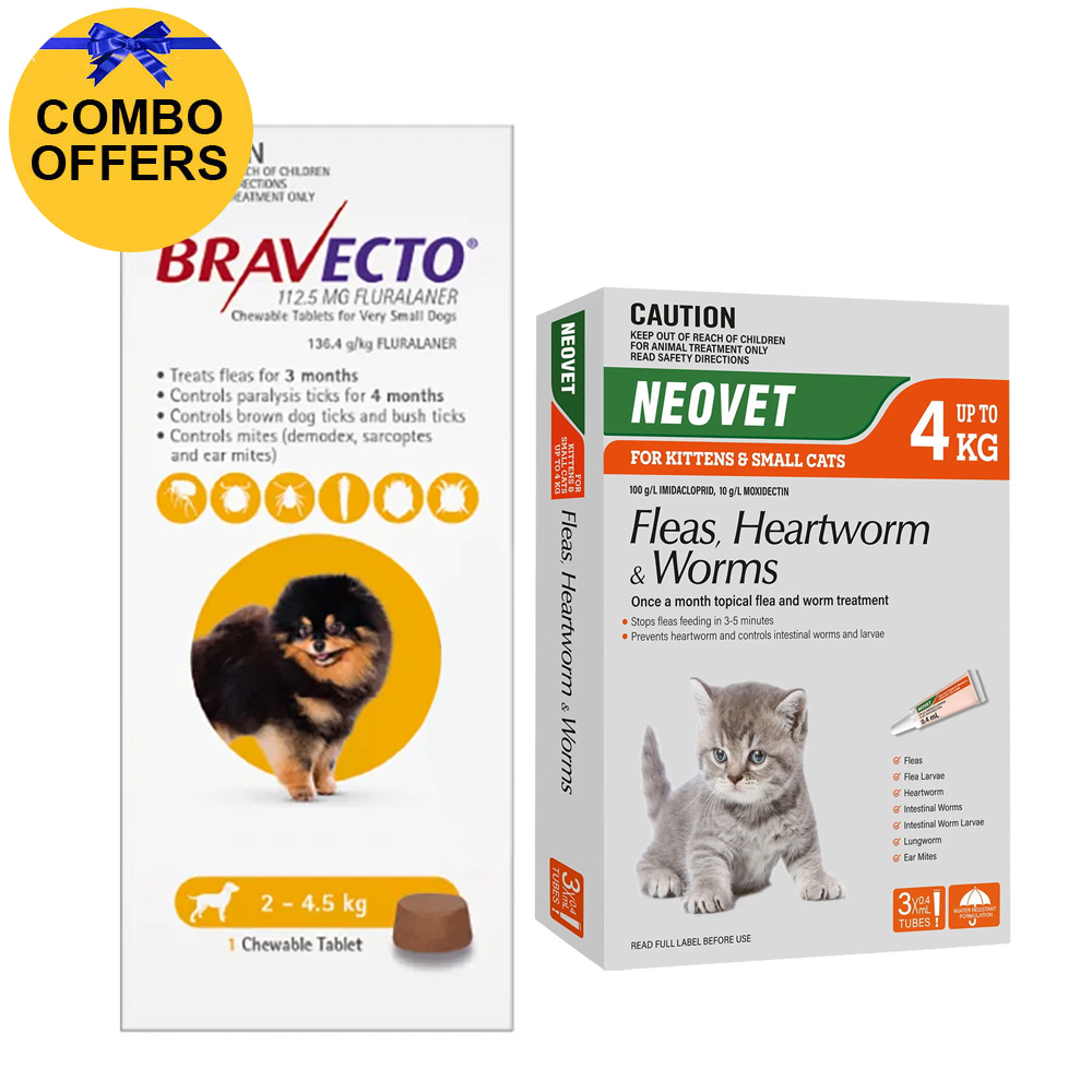 Bravecto & Neovet for Cats Combo