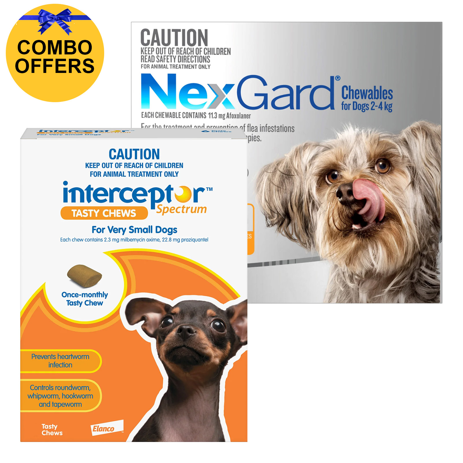 Interceptor Spectrum Tasty Chews & Nexgard Combo