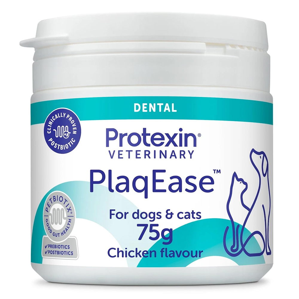 Protexin Veterinary PlaqEase Pre & Postbiotic Dental Powder for Dogs and Cats