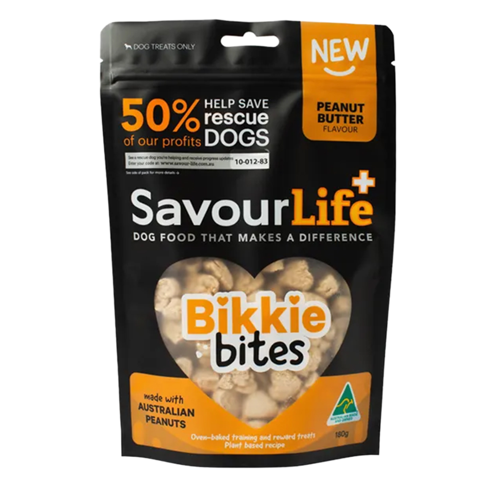 SavourLife Bikkie Bites Peanut Butter Flavour Dog Treats