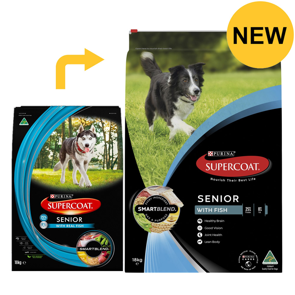 Supercoat SmartBlend With Fish Senior Dry Dog Food