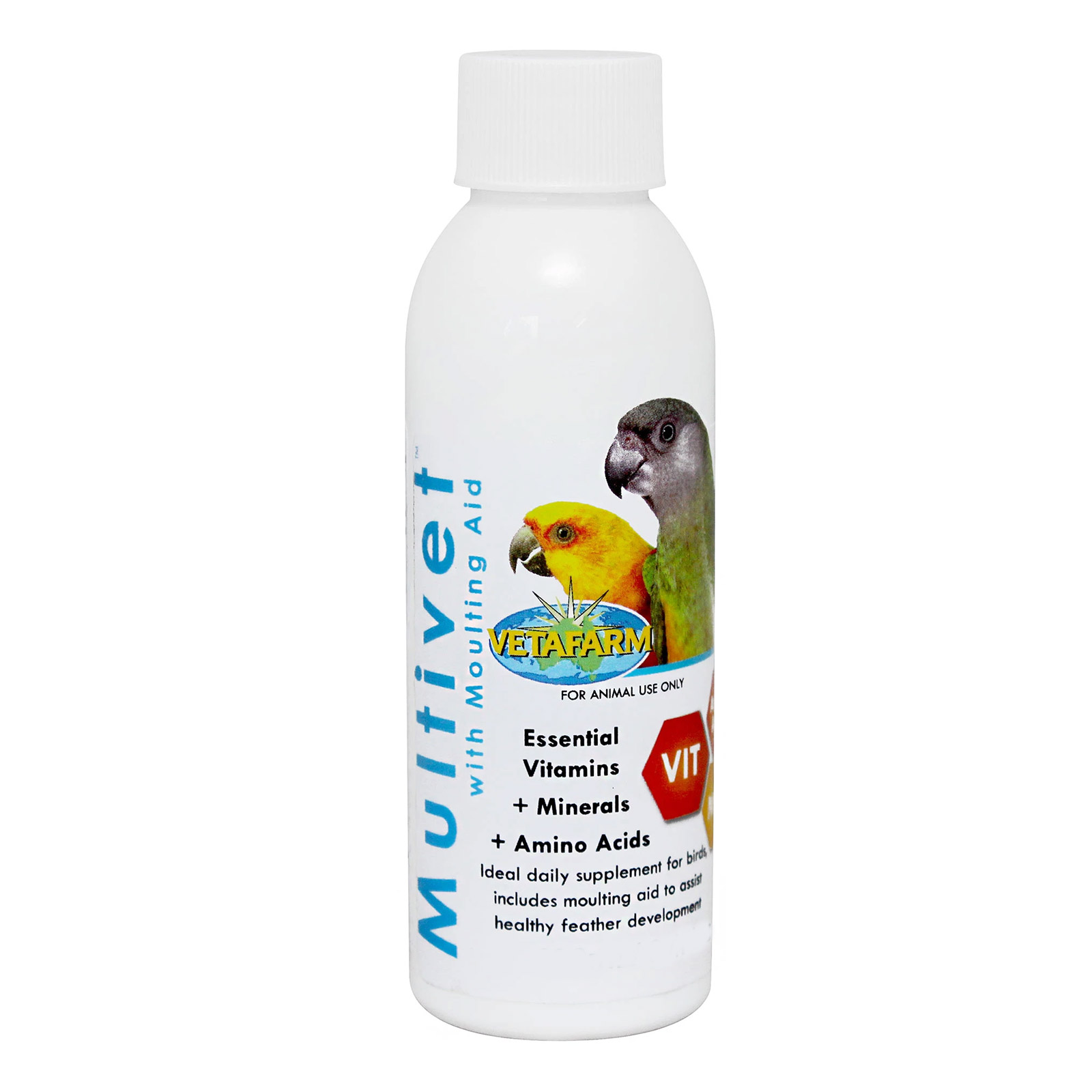 Vetafarm Multivet Liquid with Moulting Aid for Birds for Bird Supplies