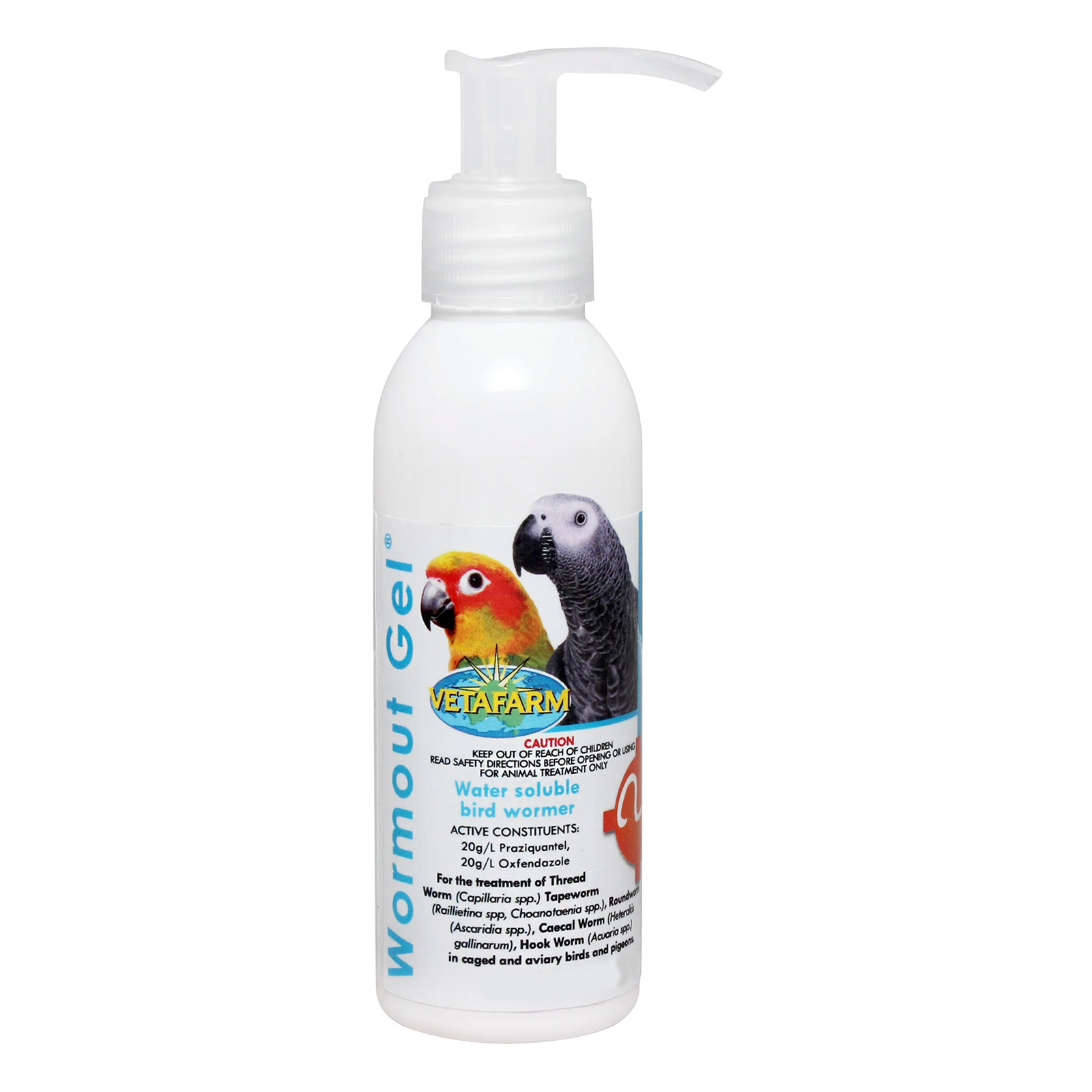 VetaFarm Wormout Gel for Birds for Bird Supplies