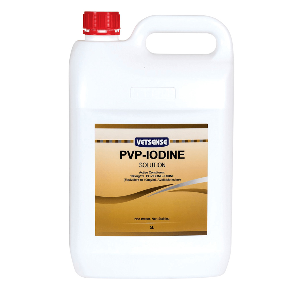 Vetsense Pvp-Iodine Solution for Animals for Dog Supplies