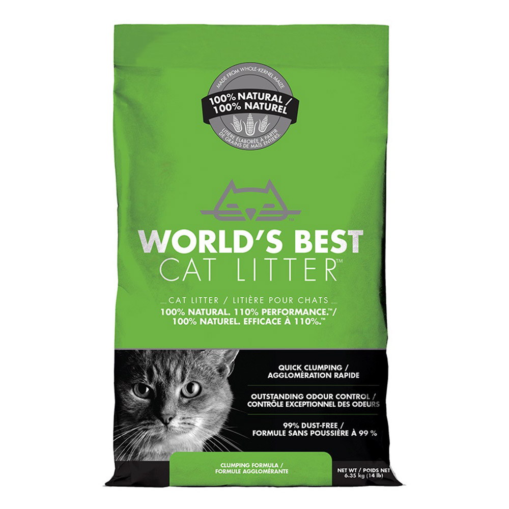 World's Best Original Unscented Natural Corn Cat Litter for Cat Supplies