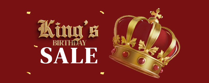 Kings Birthday Sale