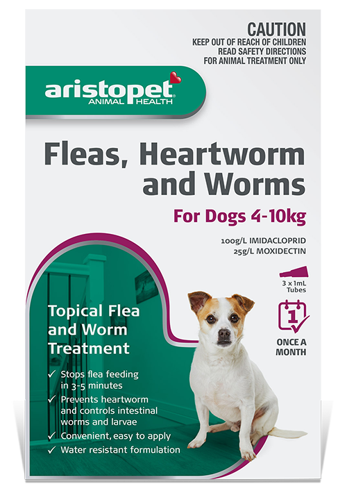 Aristopet Spot on for Dogs Aristopet Flea Heartworm All Wormer for Dogs