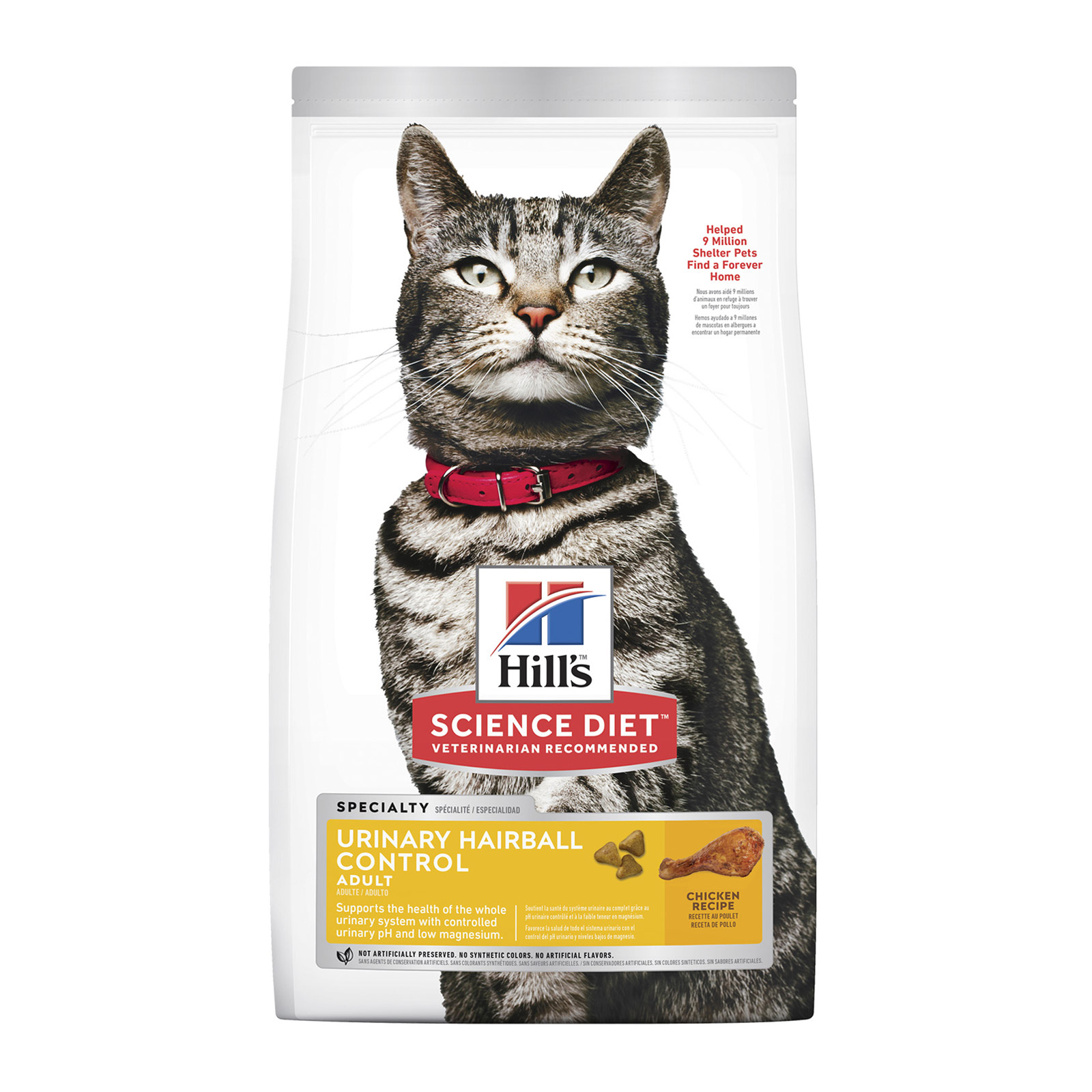 Hills Hairball Control Cat Food - 15.5 lb Hill's Science Diet Adult Hairball Control Cat ... / Hill's science plan dry cat food find the perfect type of hill's science plan cat.
