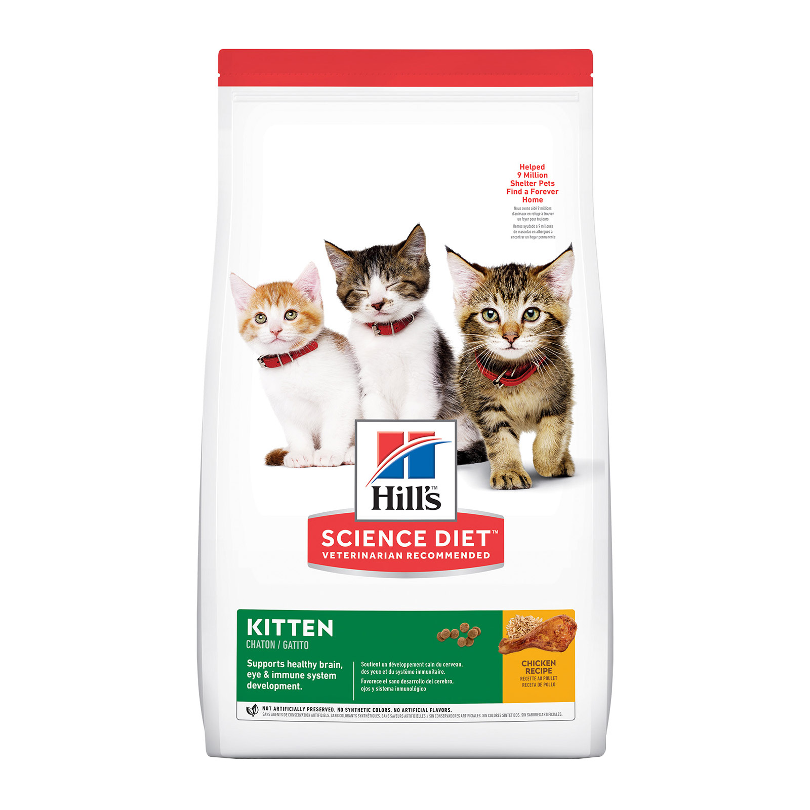 HILL'S SCIENCE DIET KITTEN CHICKEN DRY CAT FOOD