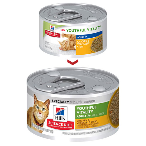 Hill’s Science Diet Adult 7+ Youthful Vitality Chicken and Vegetable