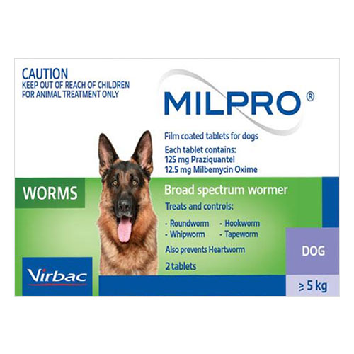 milpro worming tablets