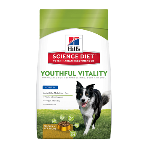 Hill’s Science Diet Adult 7+ Youthful Vitality with Chicken & Rice Dry