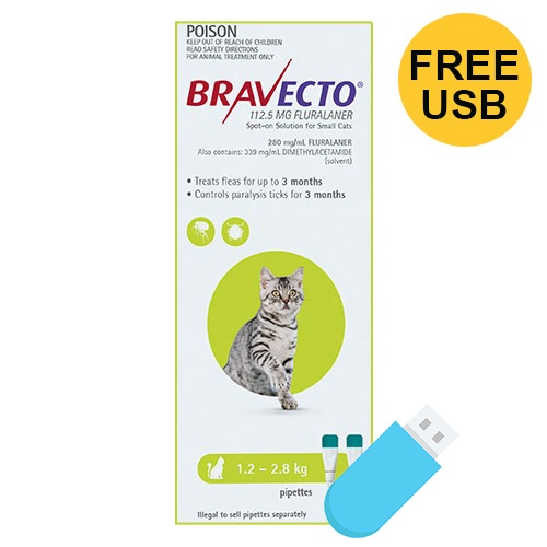 Bravecto Spot On for Cats Buy Bravecto Spot On Flea & Tick Treatments