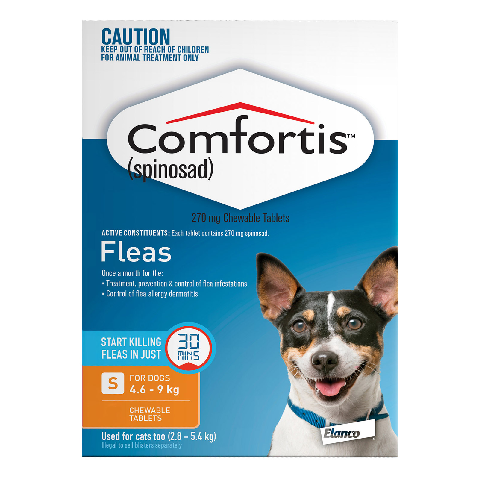 Buy Comfortis Chewable Flea Tablets for Dogs Online Vetsupply