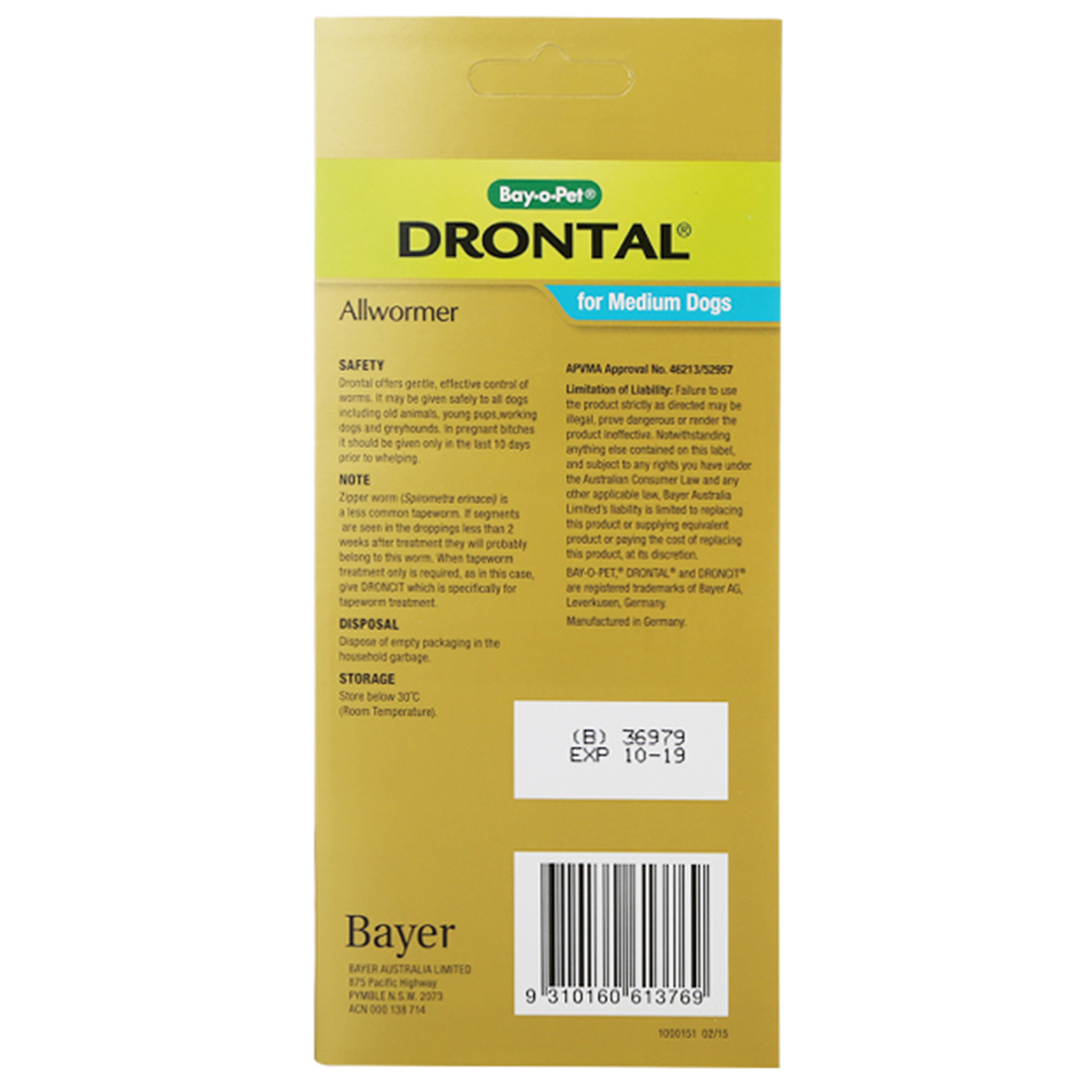 drontal chewable 10kg