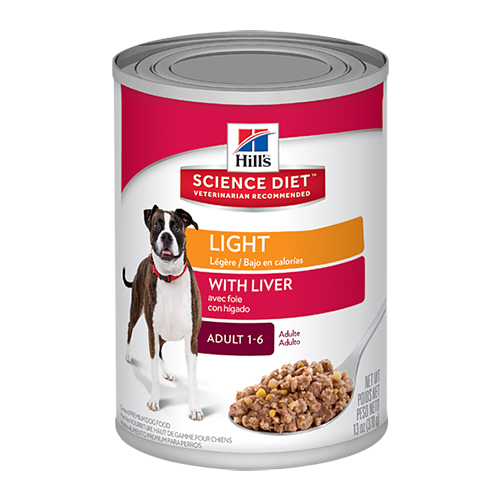 Hills Science Diet Adult Light with Liver Canned Dog Food 370 Gm 44.50
