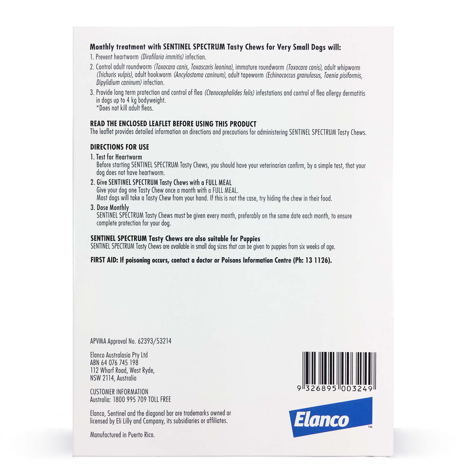 sentinel spectrum orange