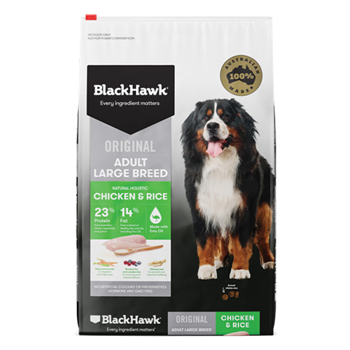 Black Hawk Dog Large Breed Chicken AND RICE