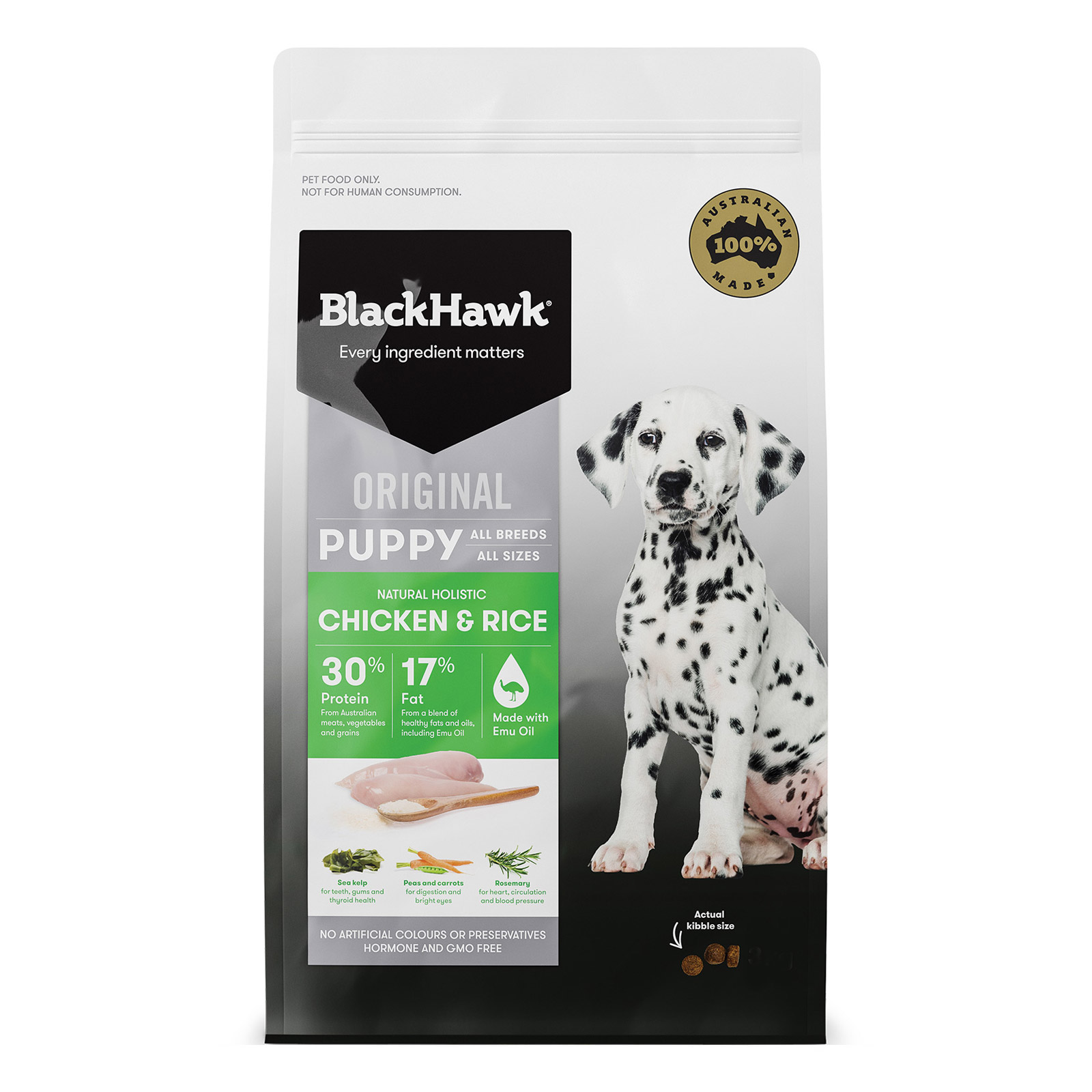 Black Hawk Puppy Chicken & Rice Food