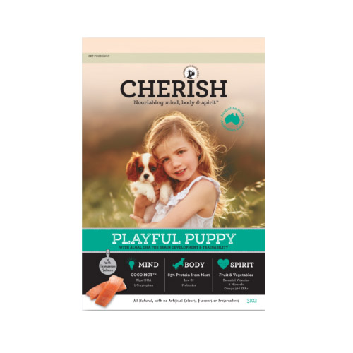 Cherish Playful Puppy Salmon And Chicken Dry Dog Food