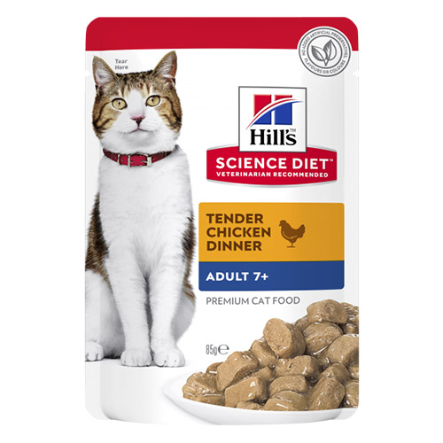 Hill's Science Diet Adult 7+ Cat Chicken Wet Pouch