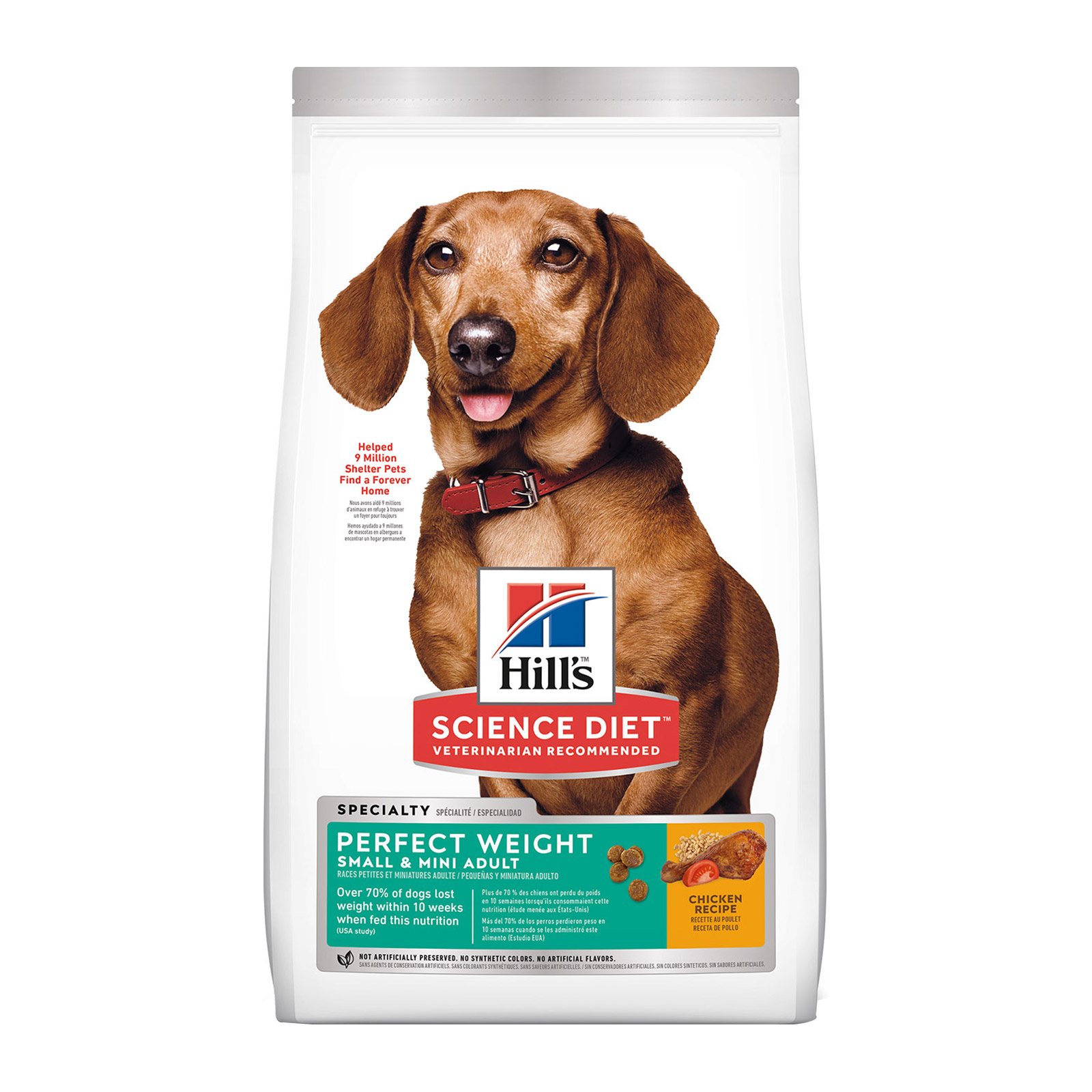 Hill's Science Diet Adult Perfect Weight Small And Mini Chicken Dry Dog