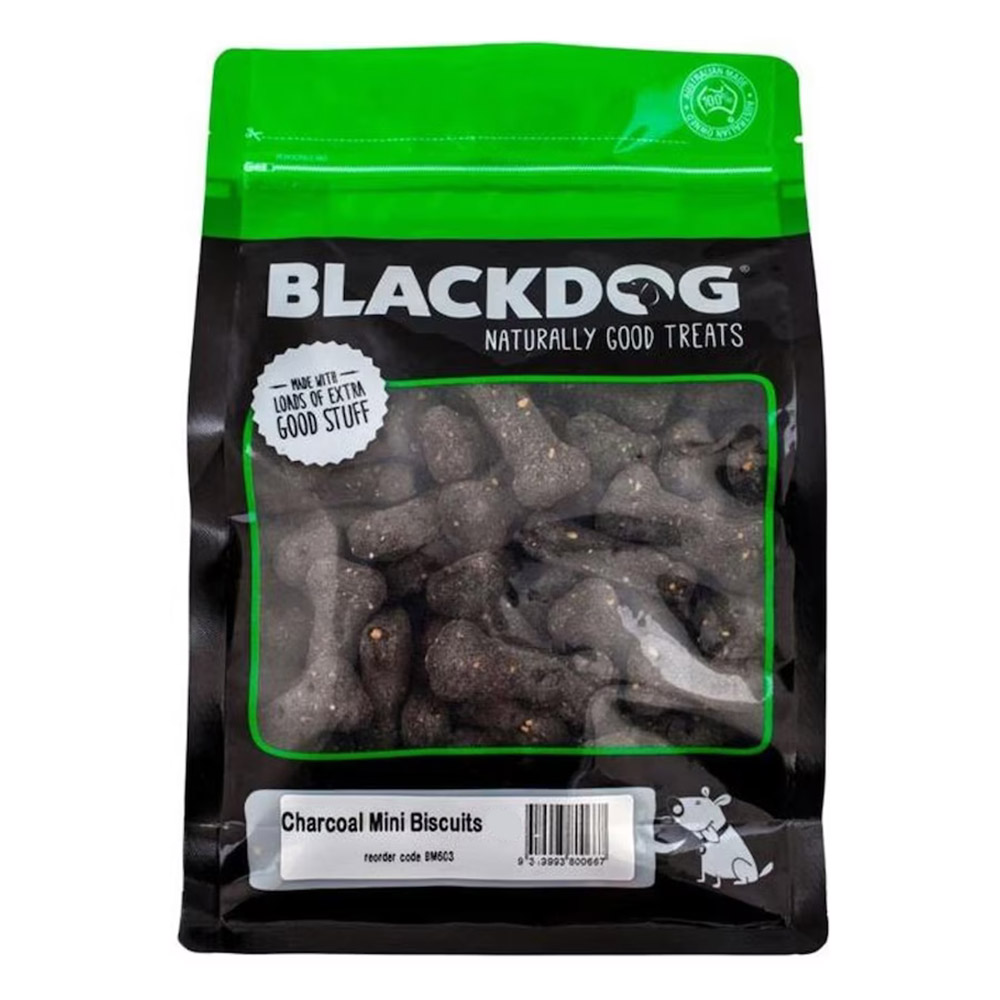 Buy Blackdog Mini Biscuits Charcoal for Dogs Online