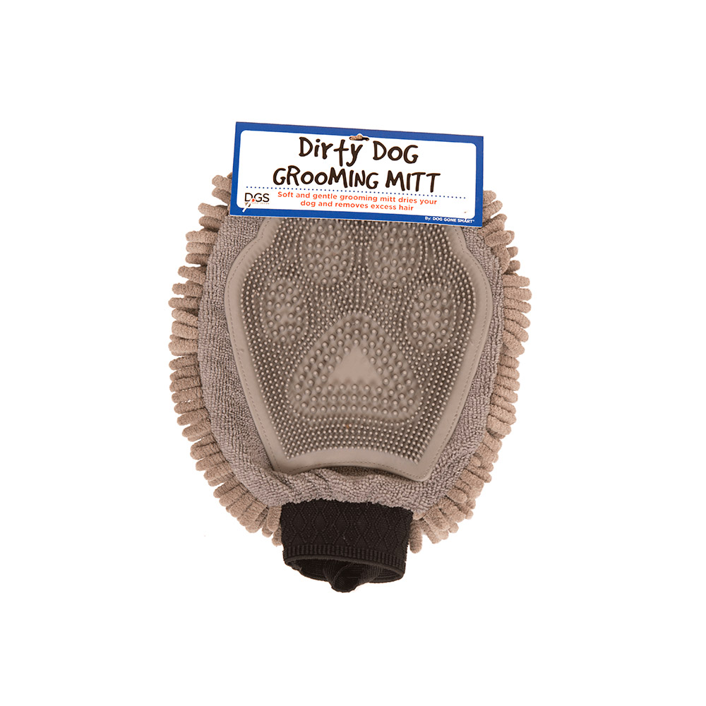 Buy DGS Dirty Dog Grooming Mitt Grey Online