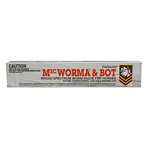 FARNAM MECWORMA & BOT wormer PASTE for HORSES Free Shipping*
