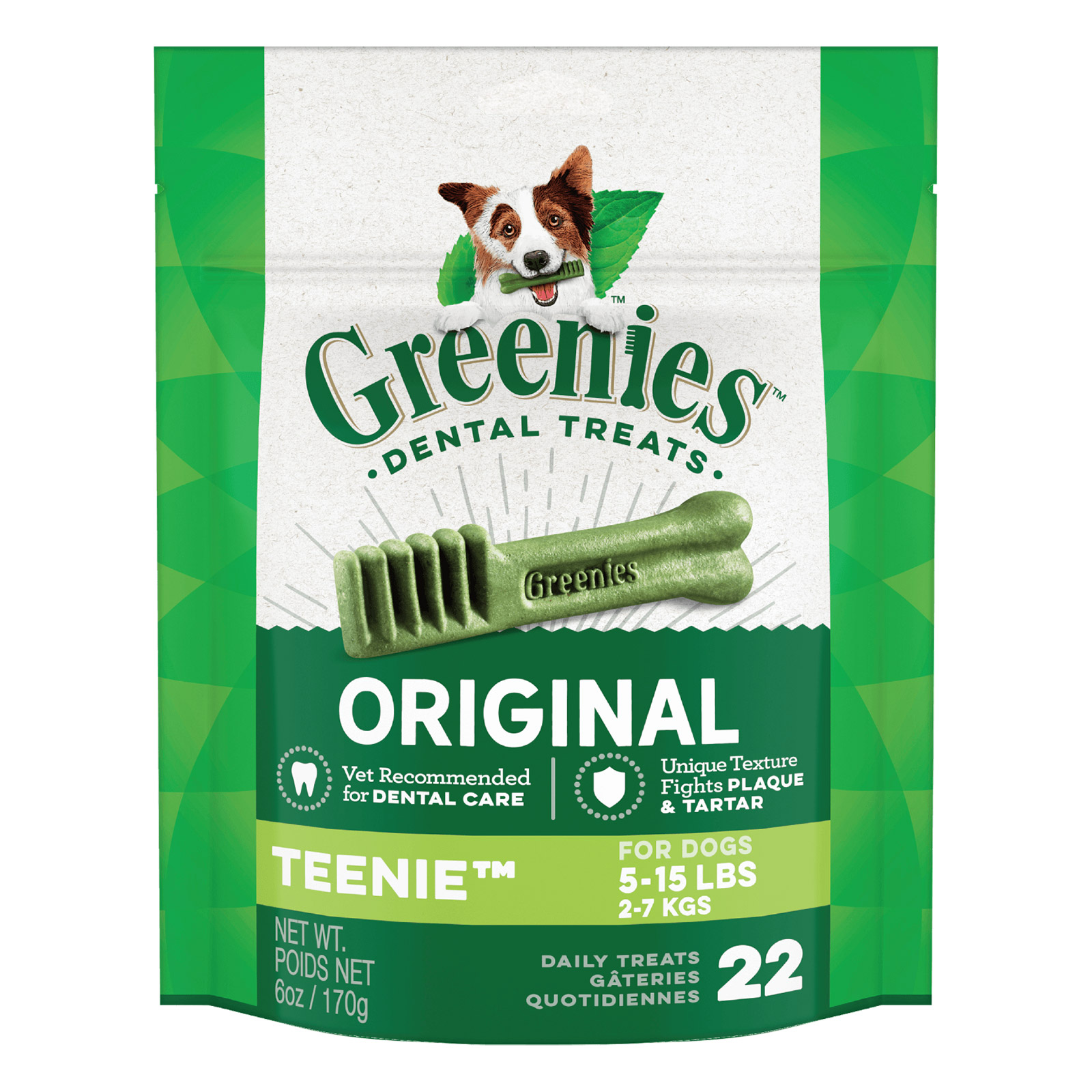 Canine Dental Dog Treats Original Teenie 170g main image 0