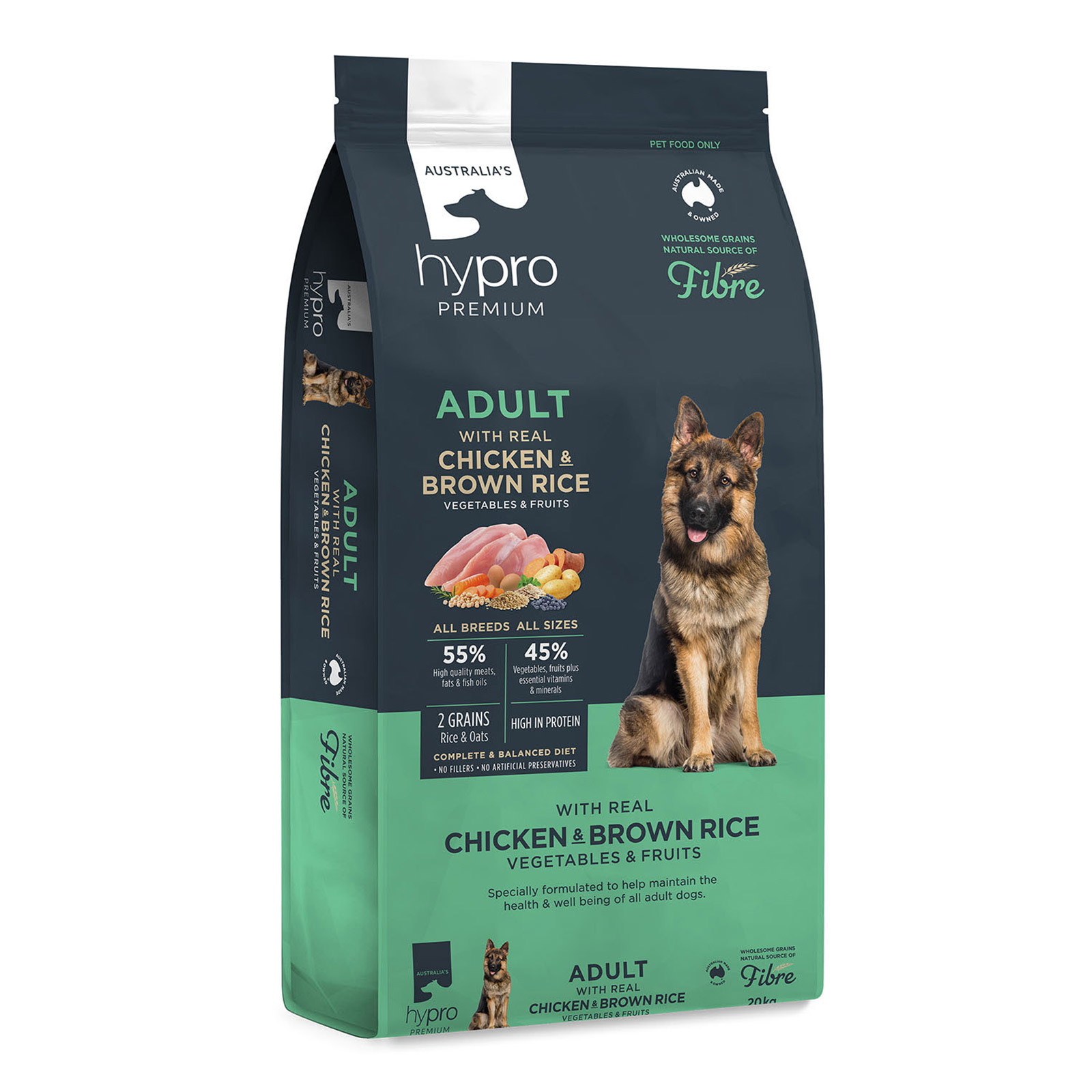 Buy Hypro Premium Wholesome Grains Adult Dog Food (Chicken & Brown Rice)  2.5 kg Online