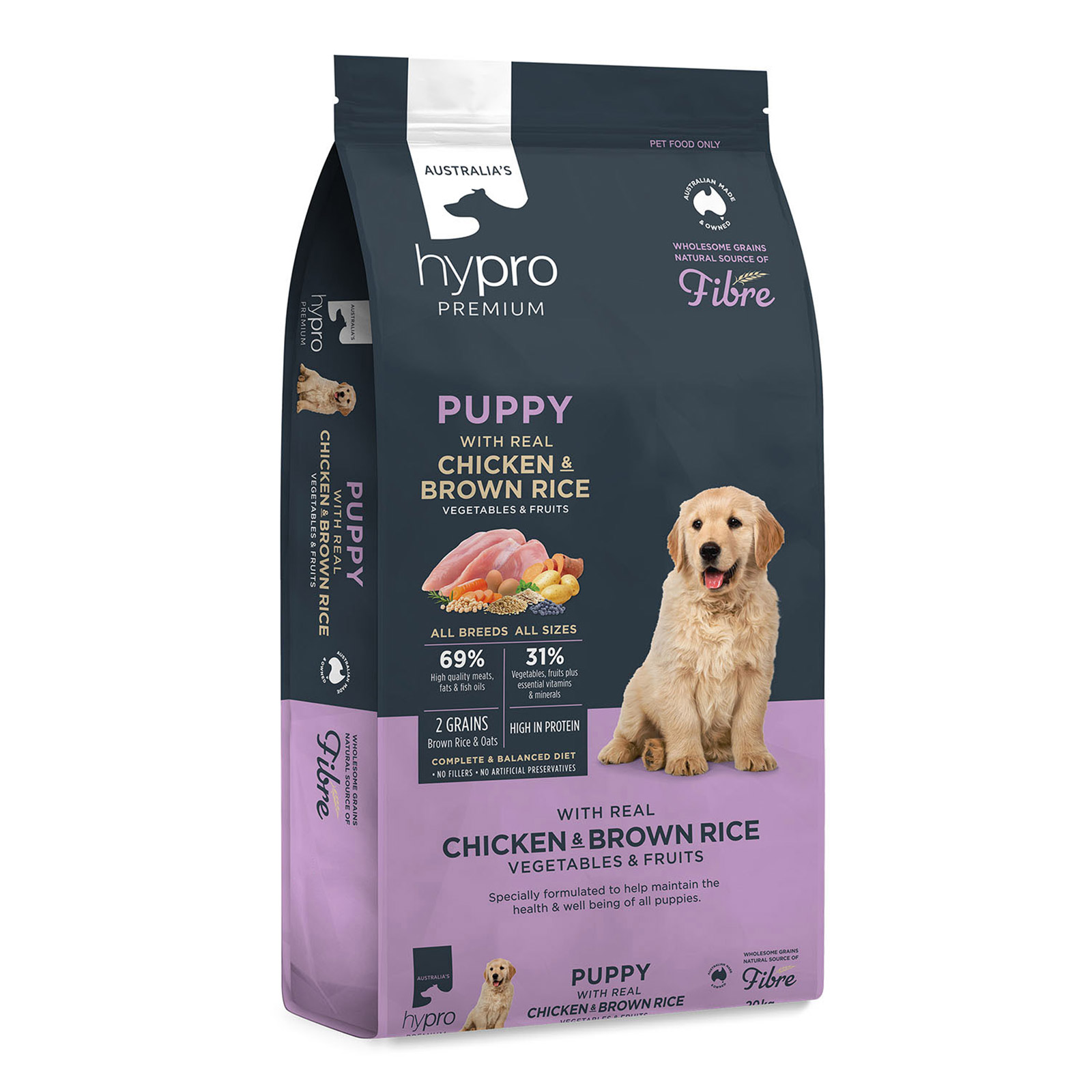 Buy Hypro Premium Wholesome Grains Puppy Food (Chicken & Brown Rice)  2.5 kg Online