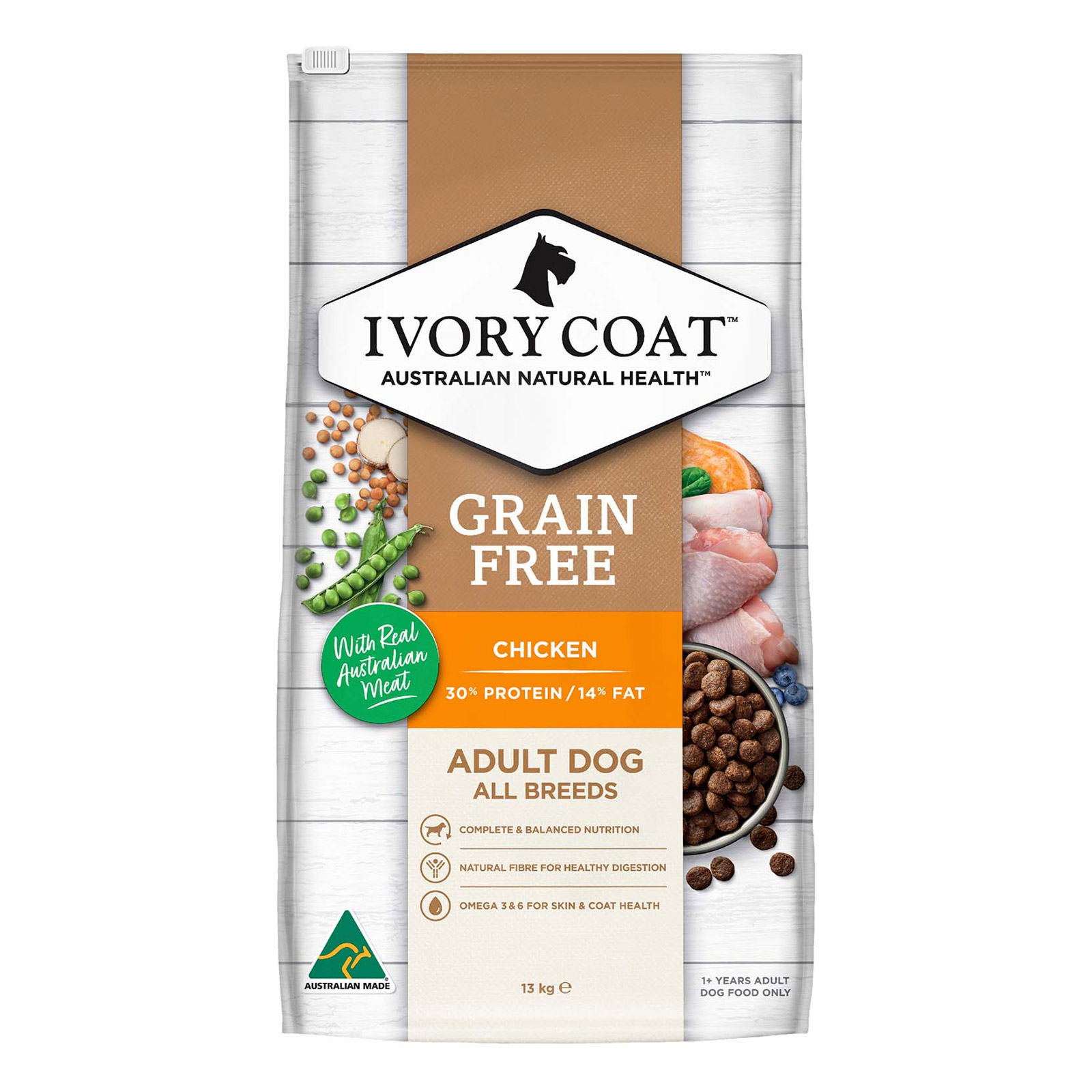 Buy Ivory Coat Dog Adult Grain Free Chicken With Coconut Oil Online