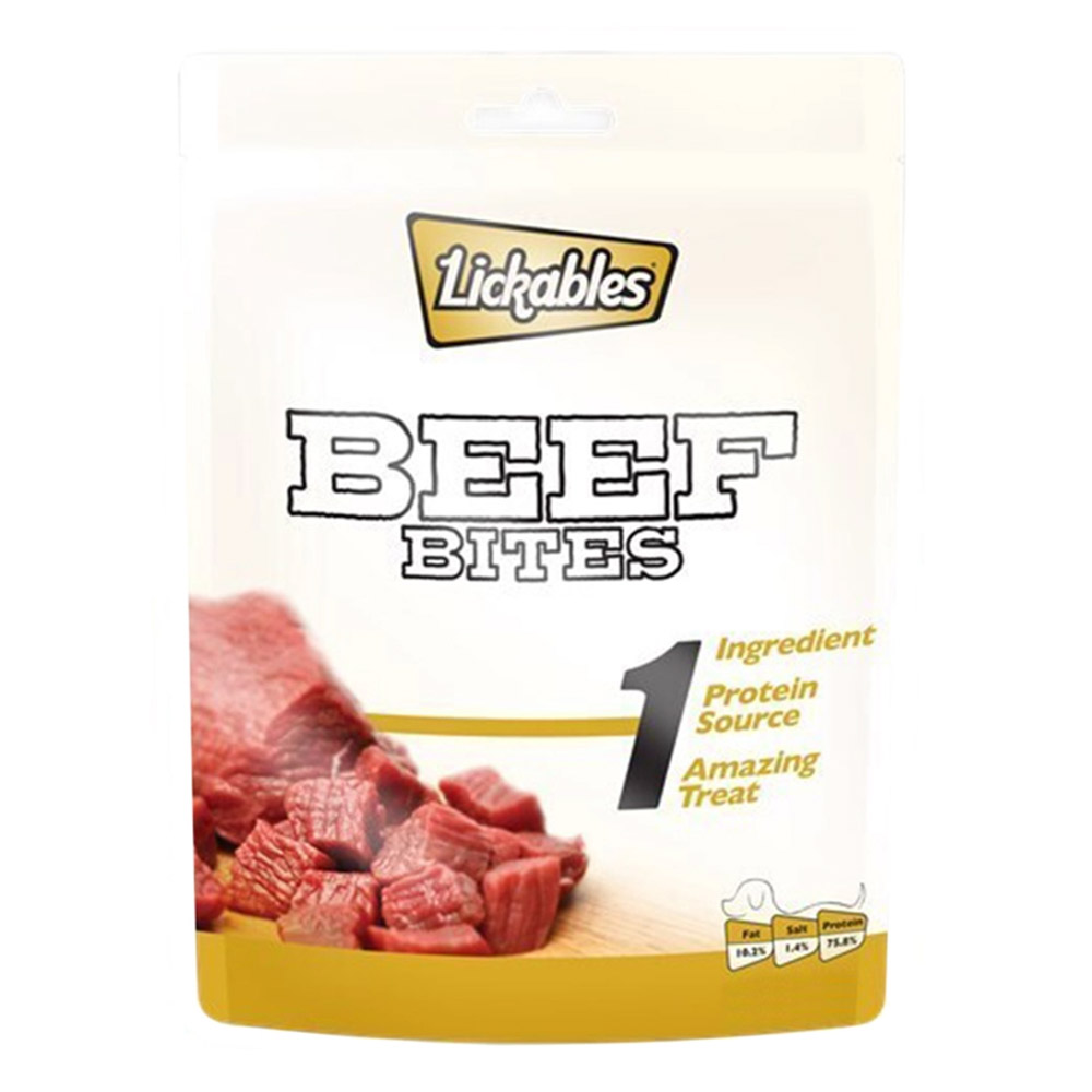 Lickables Beef Bites Dog Treats