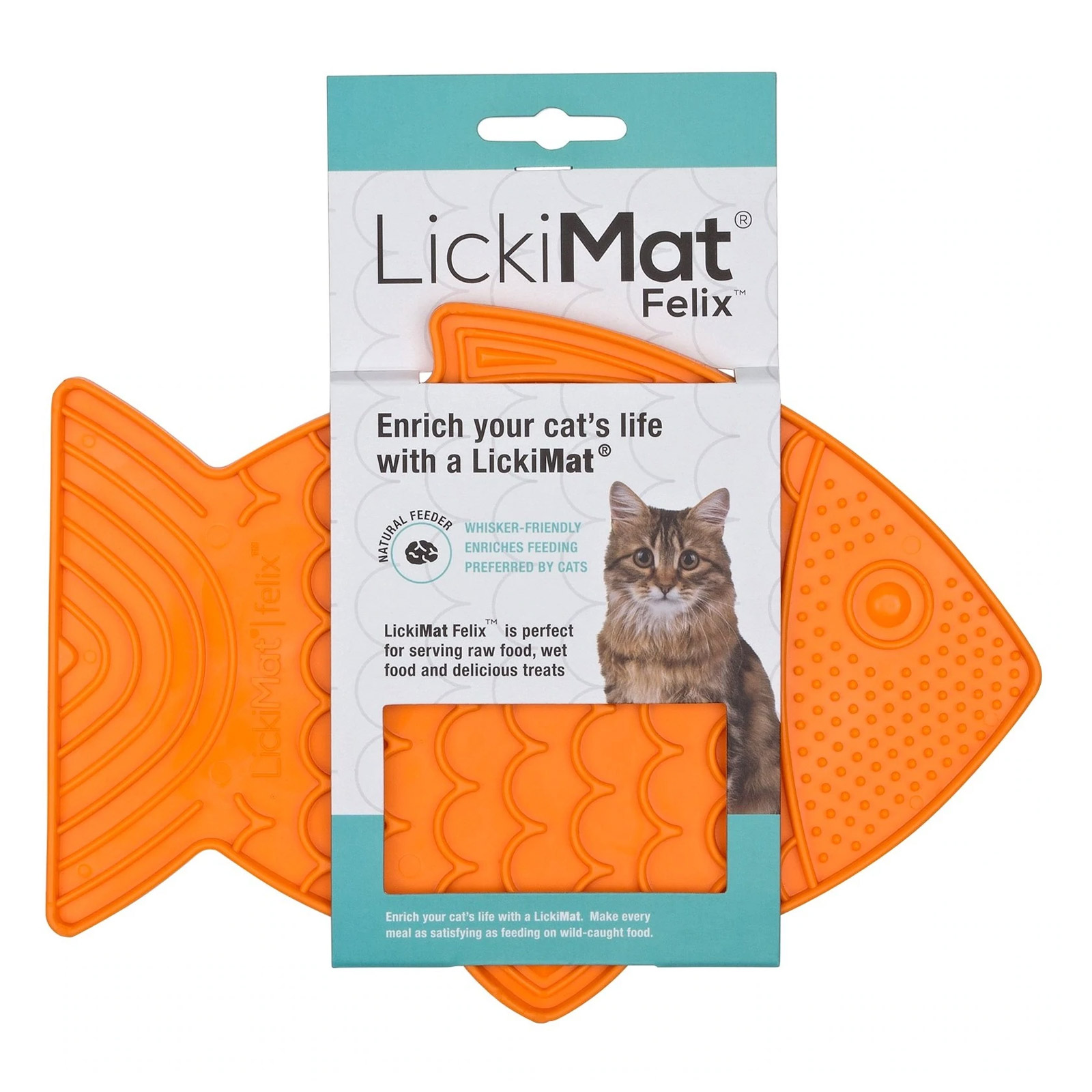 Buy LickiMat Classic Felix Cat Orange Online