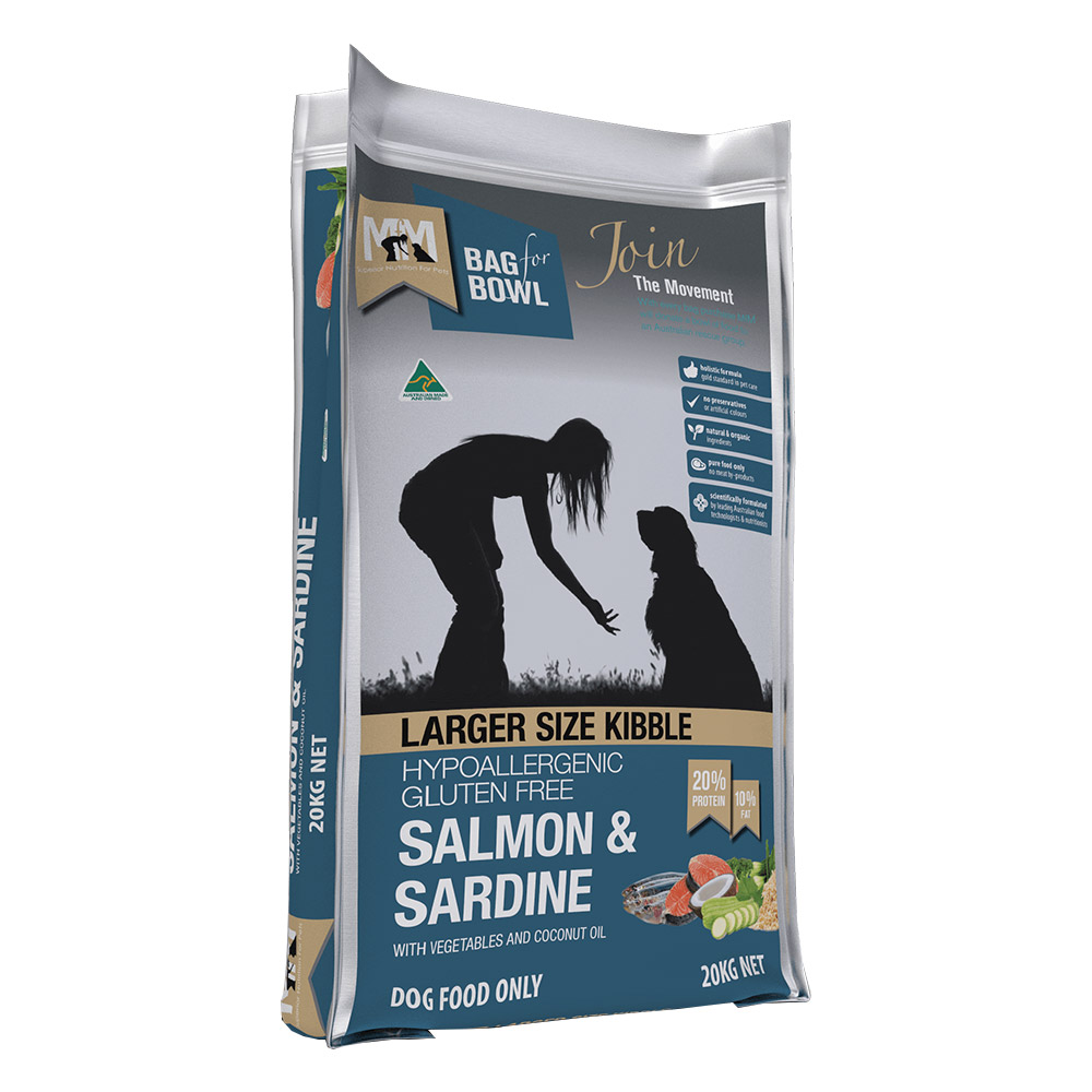 Buy Meals for Mutts (MFM) Large Size Kibble Salmon & Sardine with Vegetables and Coconut Oil Dry