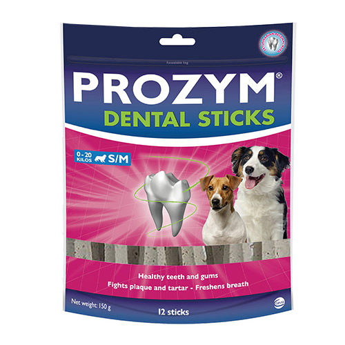 Buy Prozym Rf2 Dental Sticks for Small & Medium Dogs 020 kg (12 Pieces