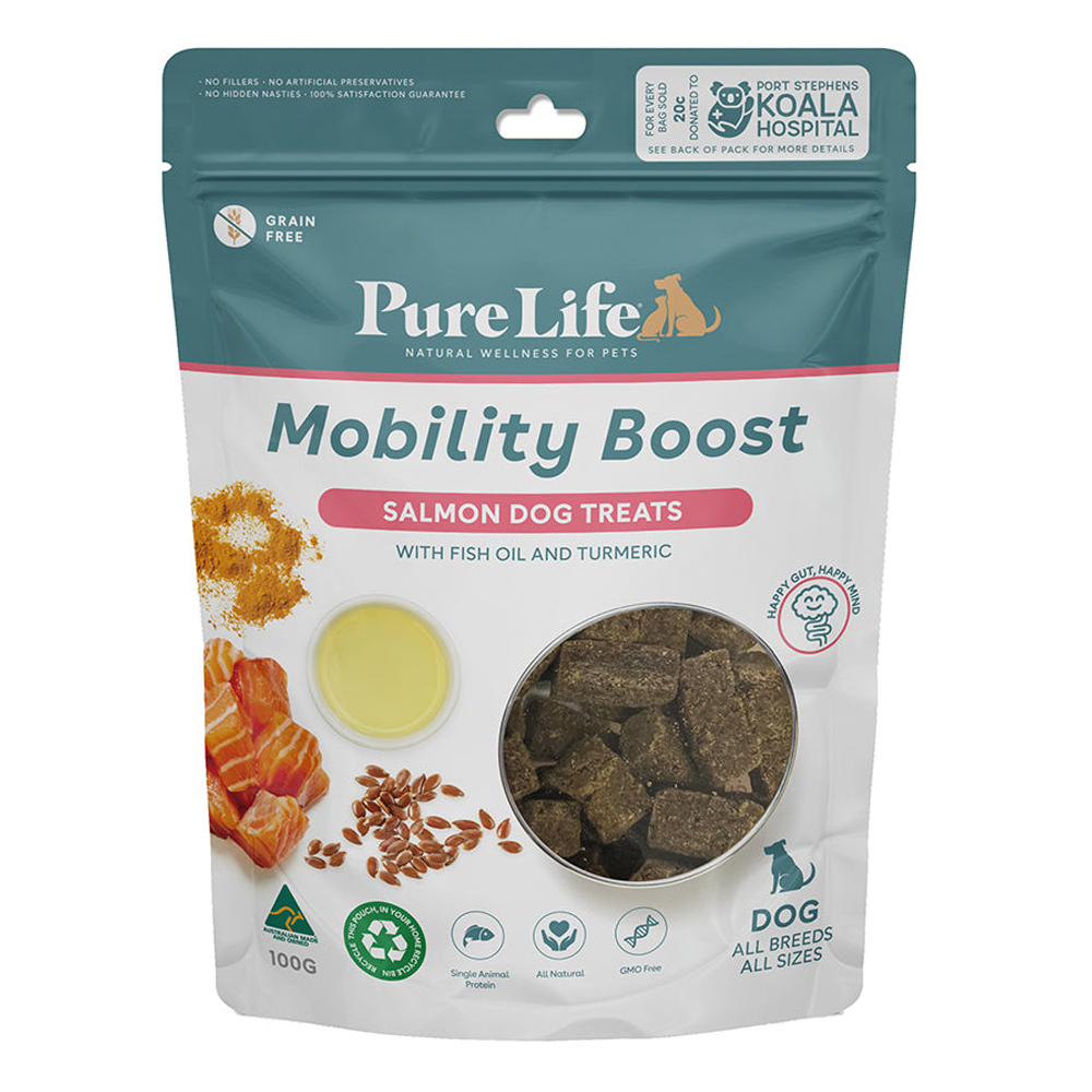 Pure Life Mobility Boost Salmon Dog Treats | VetSupply