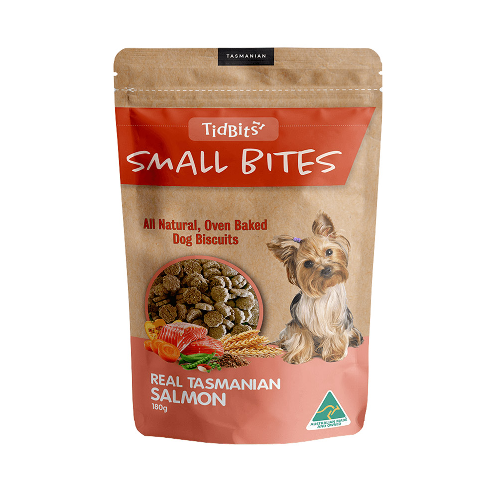 Buy Tidbits Small Bites Salmon Biscuit Treats for Dogs Online