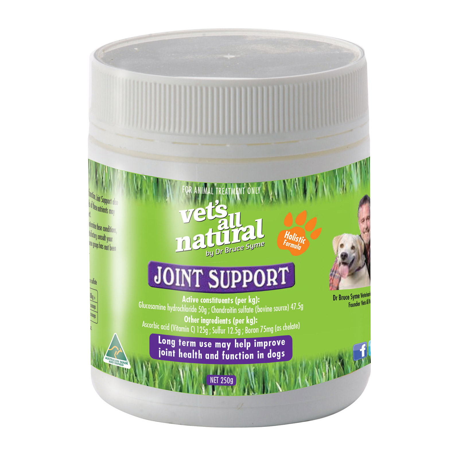 Vets All Natural Joint Support Powder For Dogs