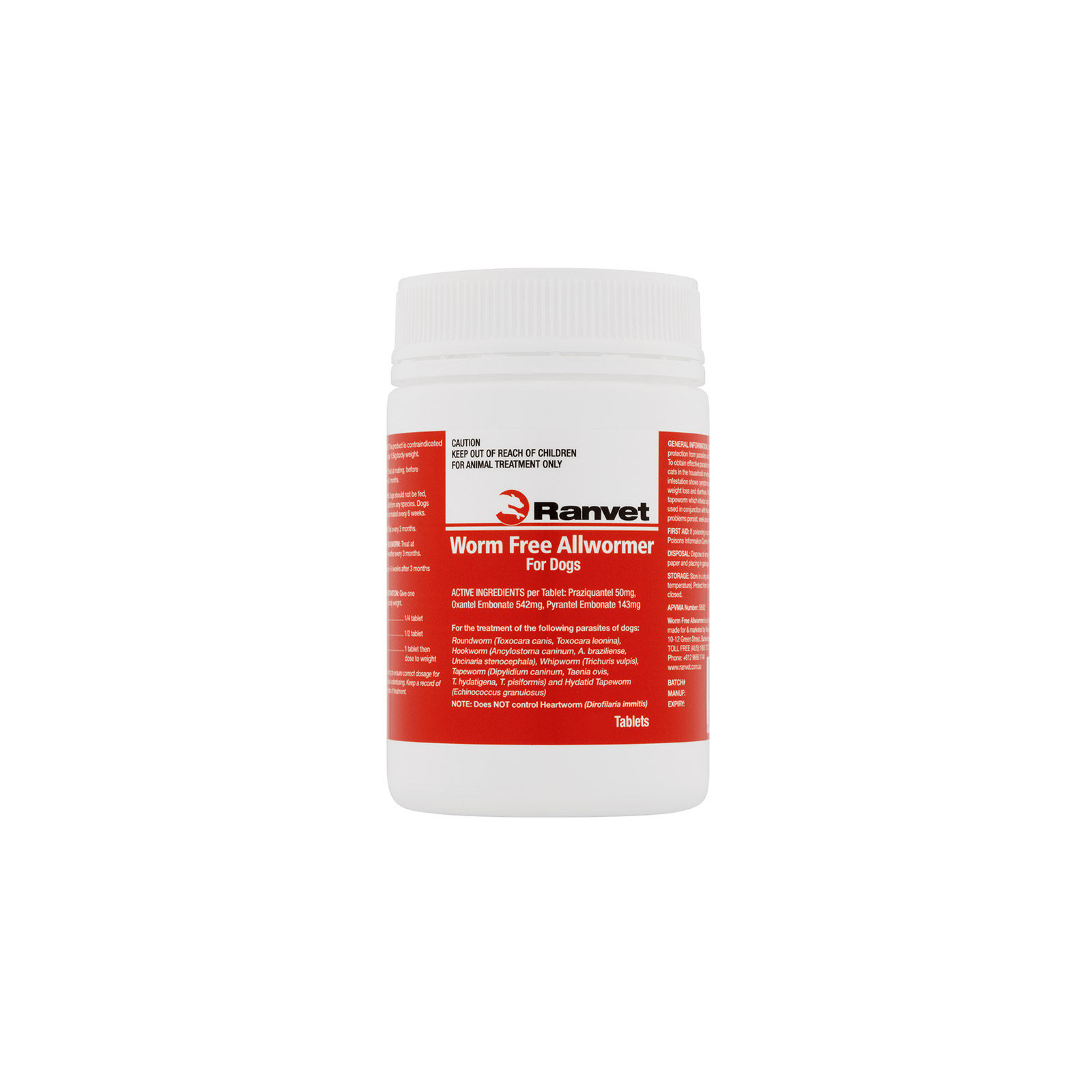 canine allwormer 10kg
