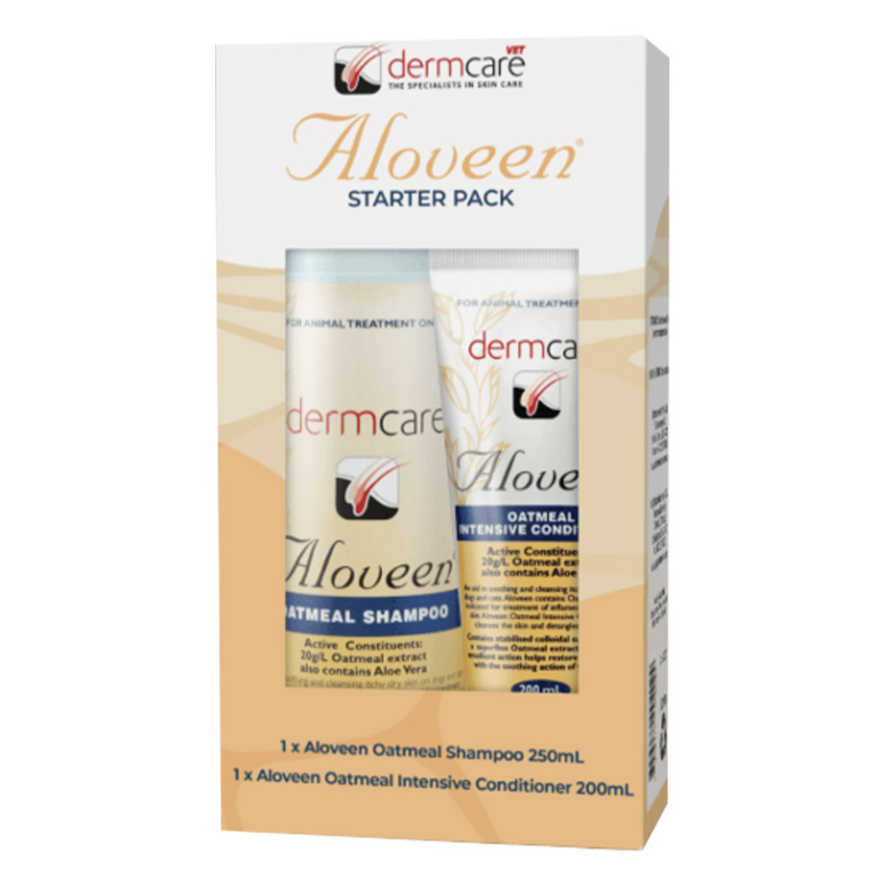 Buy Dermcare Aloveen Oatmeal Conditioner 200ml & 250ml Shampoo