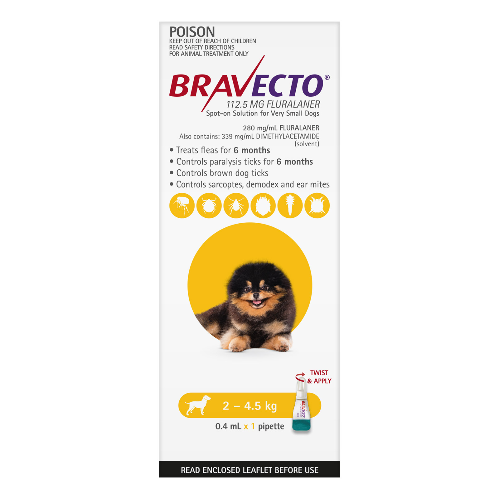 Does Bravecto Treat Ear Mites In Dogs