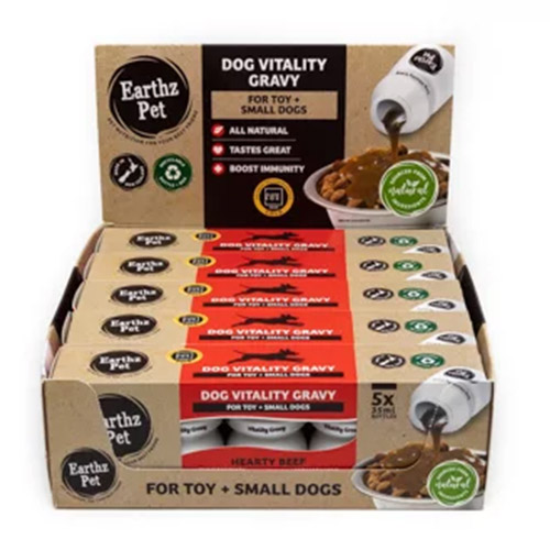 Earthz Pet Dog Vitality Gravy Hearty Beef